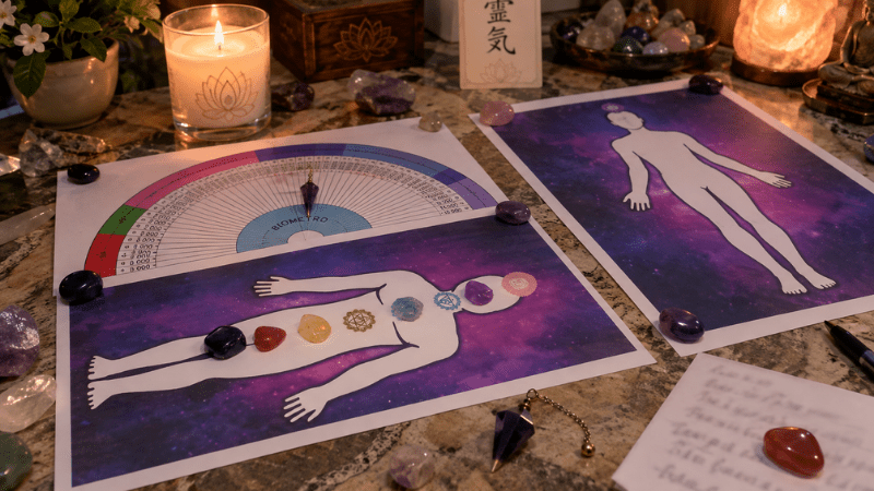 grafico del ser humano reiki Pamela diaz